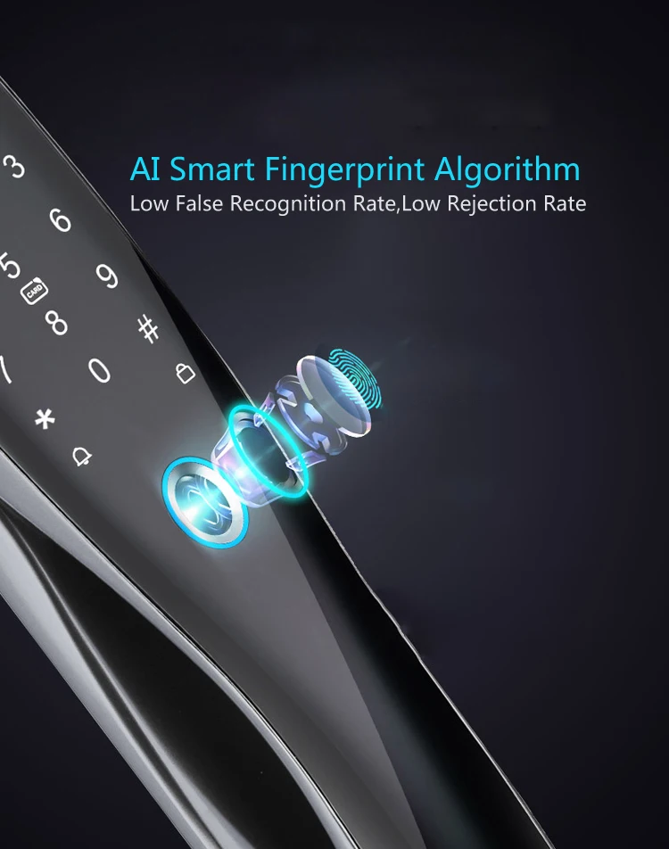 Full Automatic Bio Semiconductor Fingerprint Smart Lock Password Lock