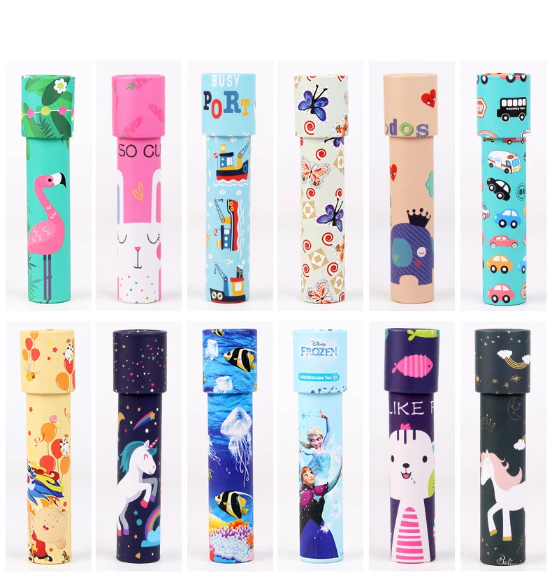 Классические игрушки калейдоскоп вращающийся волшебный красочный мир игрушка для детей аутизм детская головоломка игрушка подарок случайный цвет