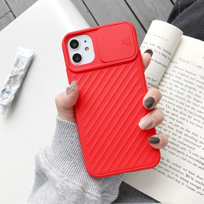 New Ideas Product 2021 Slide Camera Protection TPU Back Phone Cover for Samsung Galaxy A11 A21 A71 A51