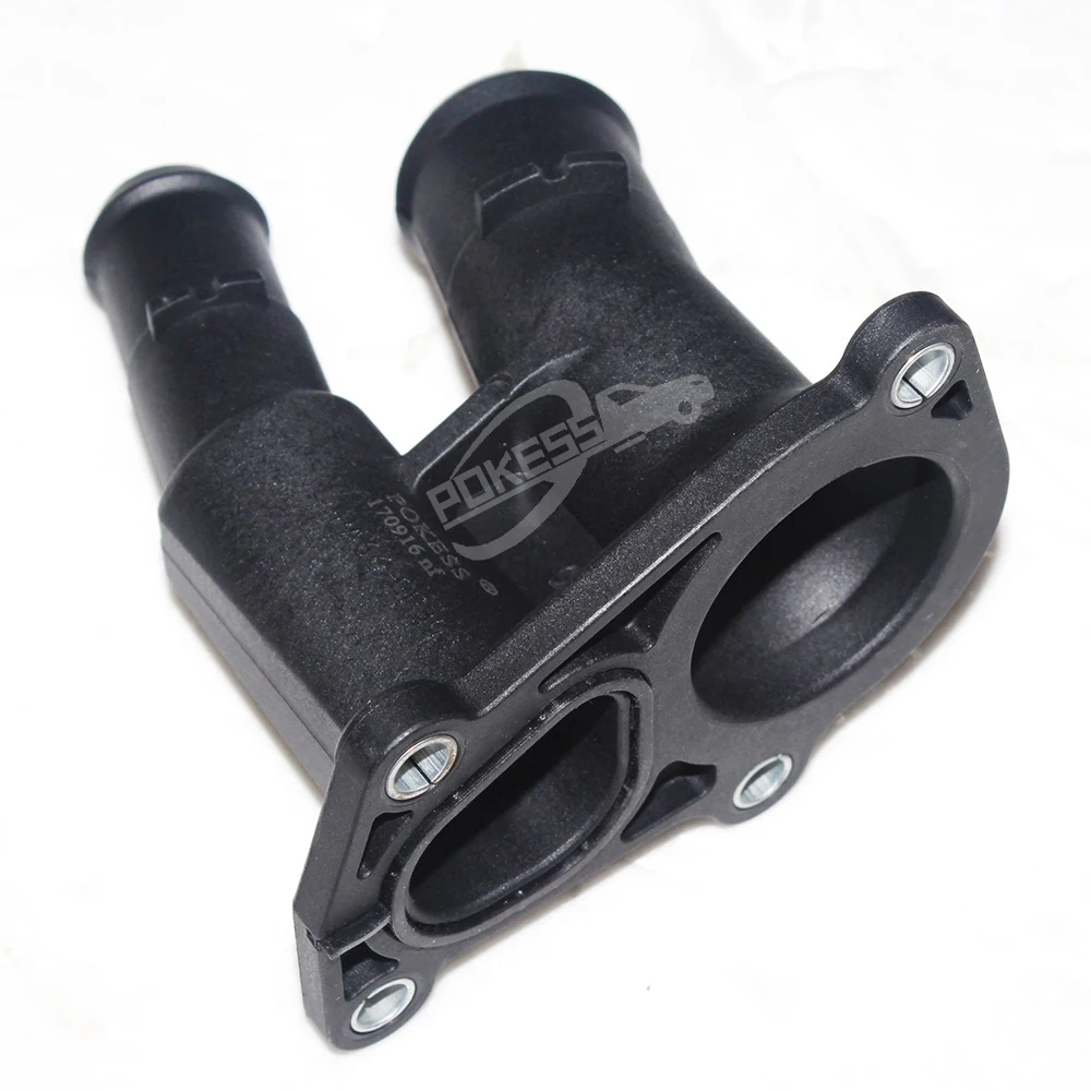 BE8Z8592B C605151H0A 2S6G9K478BD 1707050 Housing Thermostat for Ford 1... — 4