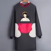Little girl's black and red pocket
