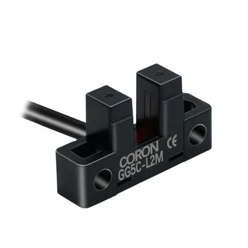 CORON GG5C-L2M Optical Microgroove NPN Photoelectric Sensor 6mm Detection Distance Large Groove Depth Small Label Mark Detection