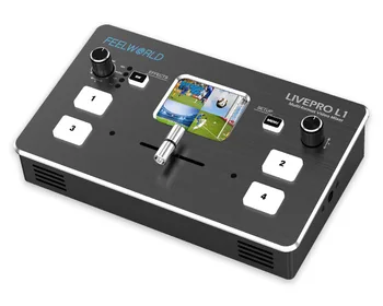 FEELWORLD Video Mixer Switcher Live Streaming Newest 4 hd Inputs Usb 3.0 Livestreaming and Recording LIVEPRO L1 4k Video Mixer detail image