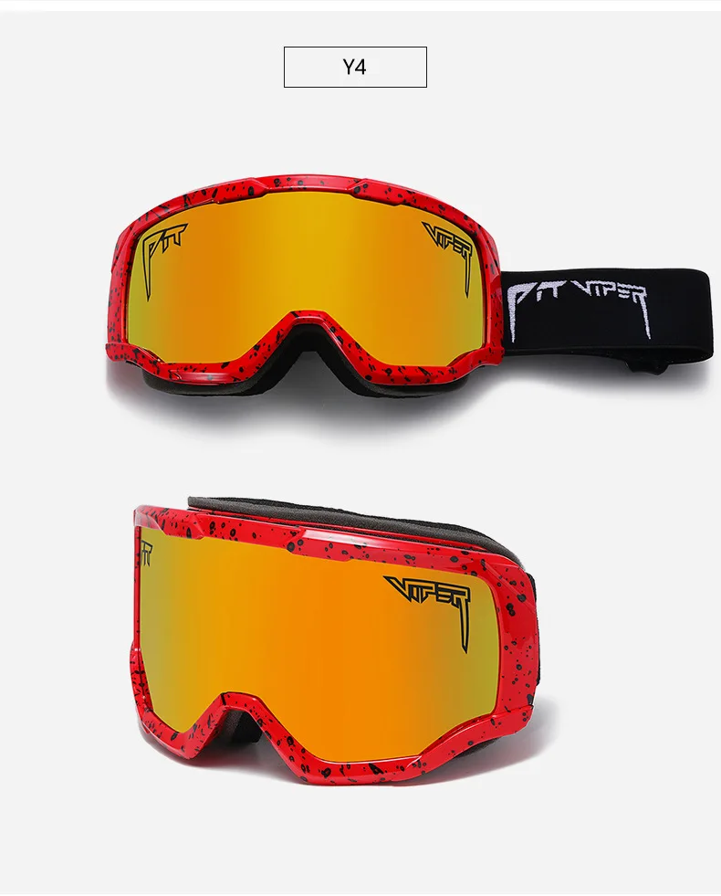 2022 Stylish Best Mirrored Antifog Outdoor Sports Snowboard Goggles