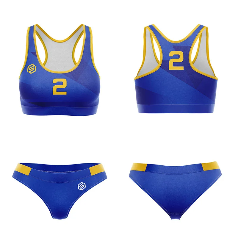 Custom Beach Volleyball Uniforms For Girls Full Sublimation Logo Women