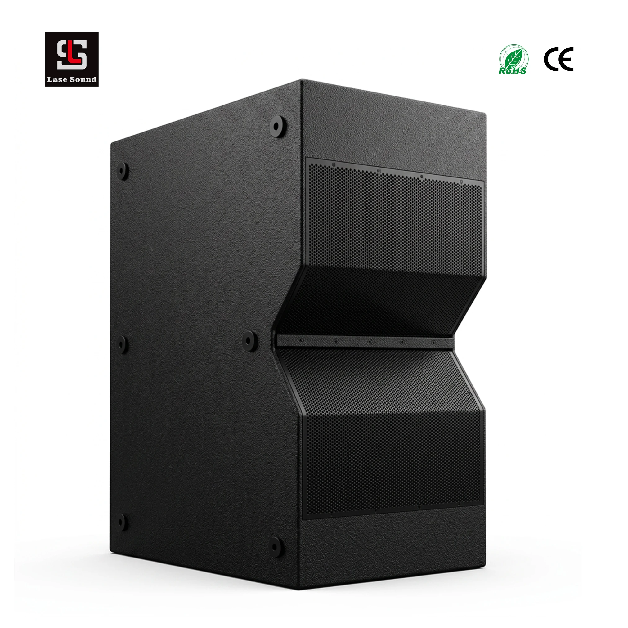 Lasesound TFS900B Dual 18 Inch Professional Subwoofer 2400W RMS 4800W Peak High Power Stage Audio Speaker CE RoHS Certified