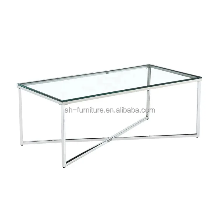 Luxury Coffee Table Glass Top Coffee Table Modern Minimalist Glass