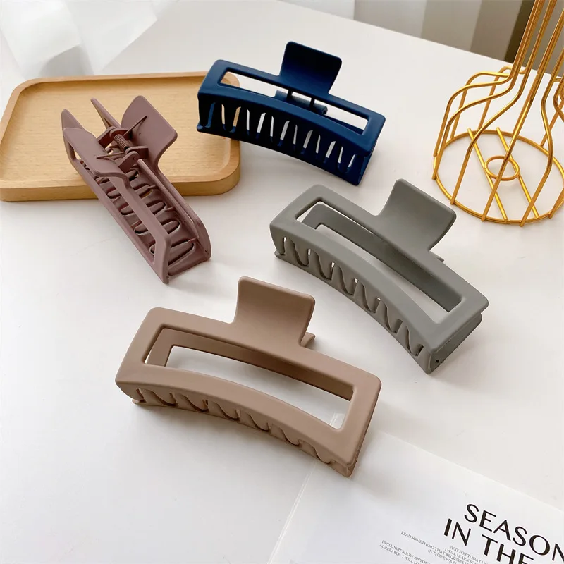 13 см Прямая поставка с завода 2022новое поступление однотонные заколки для волос девочек большие аксессуары пластиковые