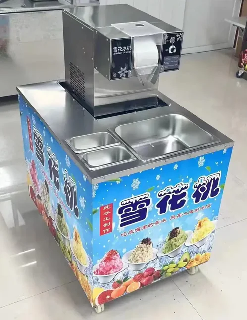 Commercial Snowflake Ice Machine Bingsu Machine air Cooled Ice Shaved Making Snow Ice Machine
