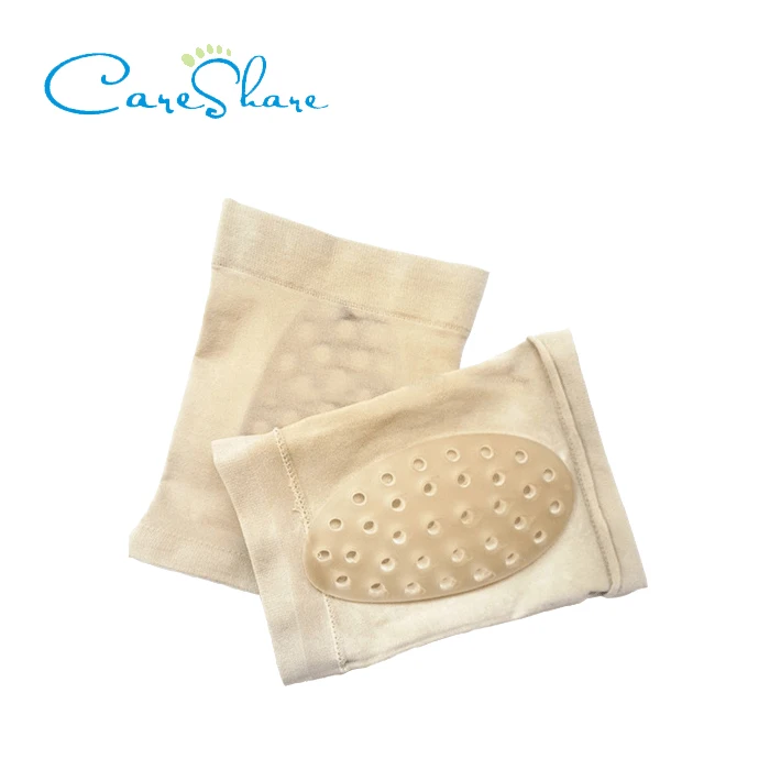 Silicone Elastic Bandage Arch Support Compression Sleeve Flat Feet Plantar Fasciitis Arch Sleeve Sock With Gel Cushions Sebs