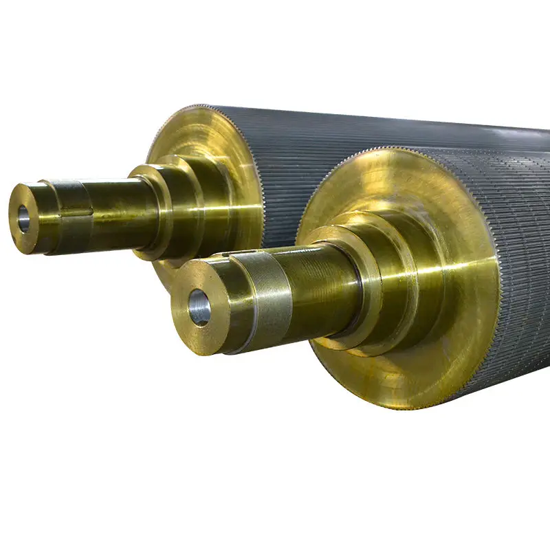 【ングタイプ】 高精度合金鋼フルート段ボールローラー包装機械部品 Buy Corrugated Roller In Packaging