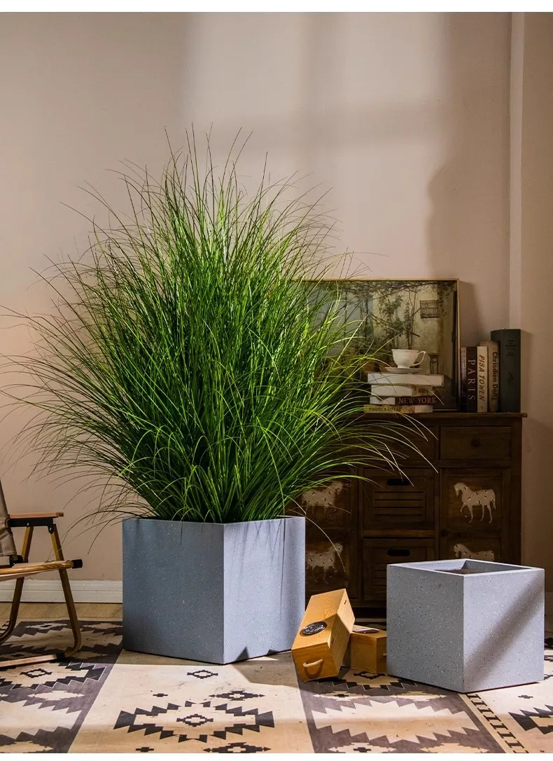 product factory direct mgo flower pot magnesium oxide planter fiber clay lightweight cement decorative indoor outdoor oem manufacturer-15