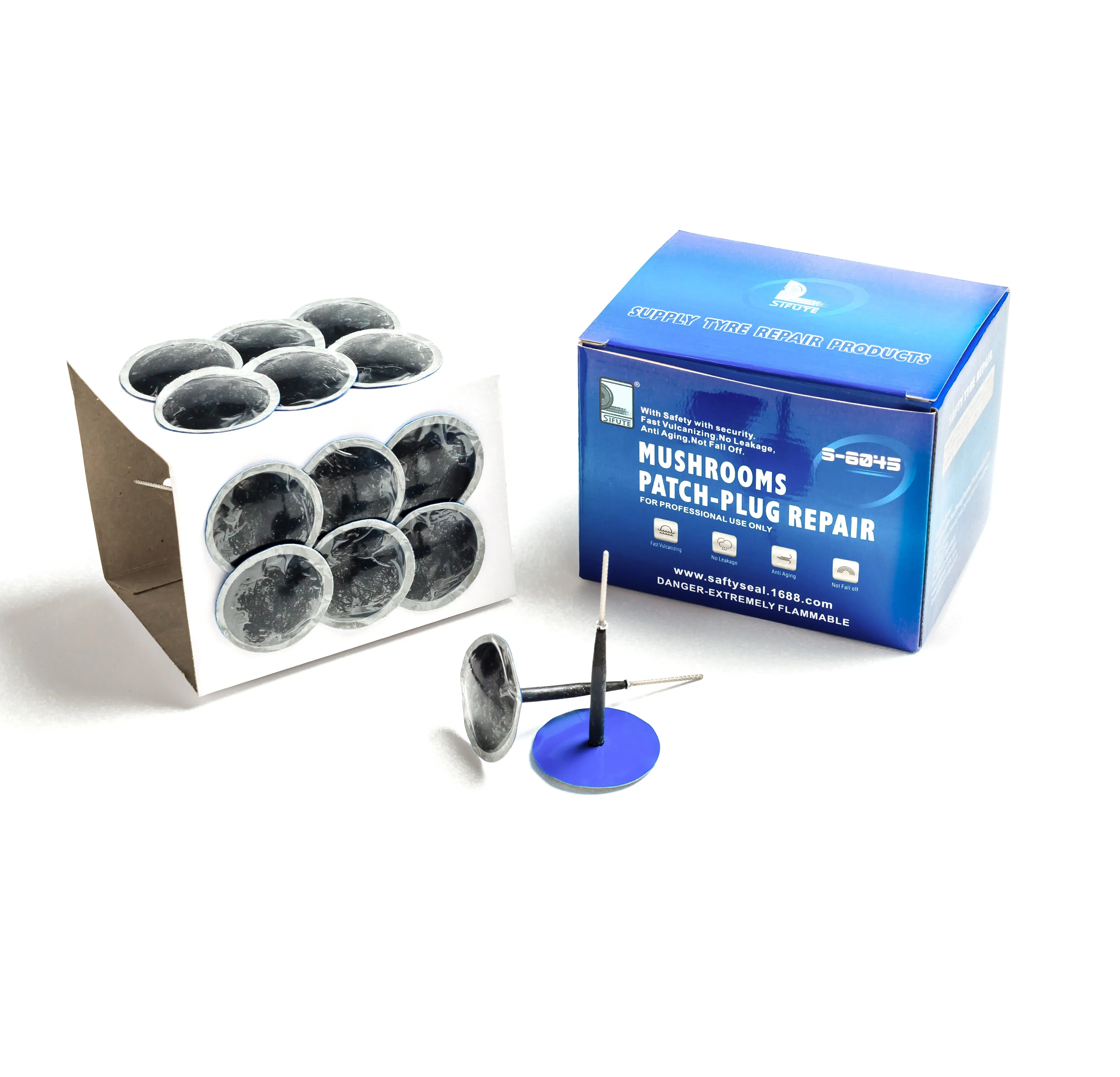 Sifute Mushroom Tire Repair Plug Kit 3mm To 8mm Hand Tool, Oem