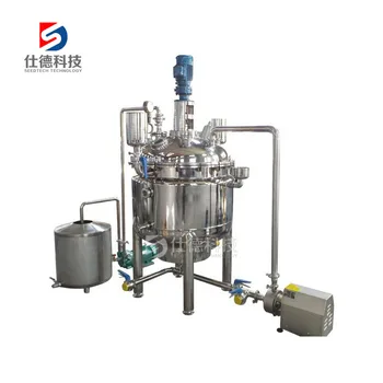 SS304 SS316L agitator tank liquid soap mixer hand wash making machine emulsifying tank