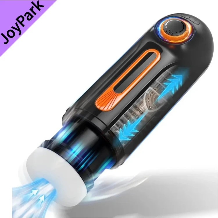 acmejoy automatic 3 frequency telescopic handheld male masturbator cup Automatic 3 Frequency Telescopic Handheld Male Masturbator – BKC main image 1