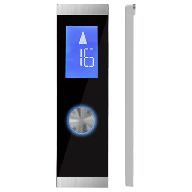 Glass Acrylic Material One/Tow Button Elevator Parts Lop Hop Kone Elevator Landing Door Control Panel Elevator Lop Board