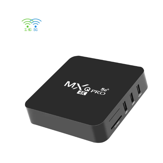 Factory Directly Price Amlogic S905W Android 7.1/9.0 TV Box MXQPRO 1/2GB Ram 8/16GB Rom Support  4K Full HD TV Box MXQPRO