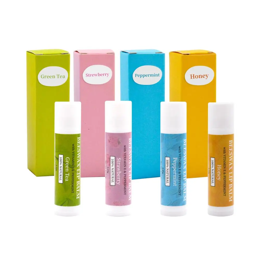 MELAO Custom Natural Moisturizing Bees Wax Honey Lip Balm
