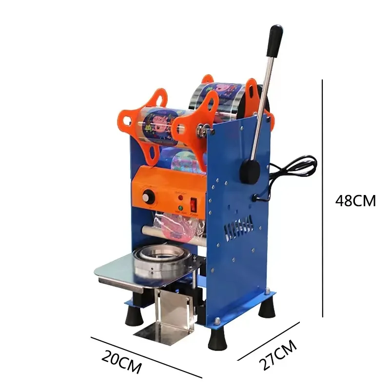 Хорошее качество ручная машина для запечатывания стаканчиков йогурта boba пластиковая чашка
