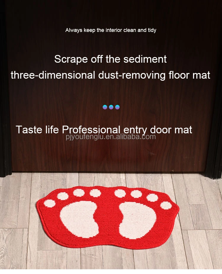  New Product Bathroom Custom anti-slip Bathmat TPR Backing Floor Mats super absorbent microfiber bath mats rugs wholesalers details