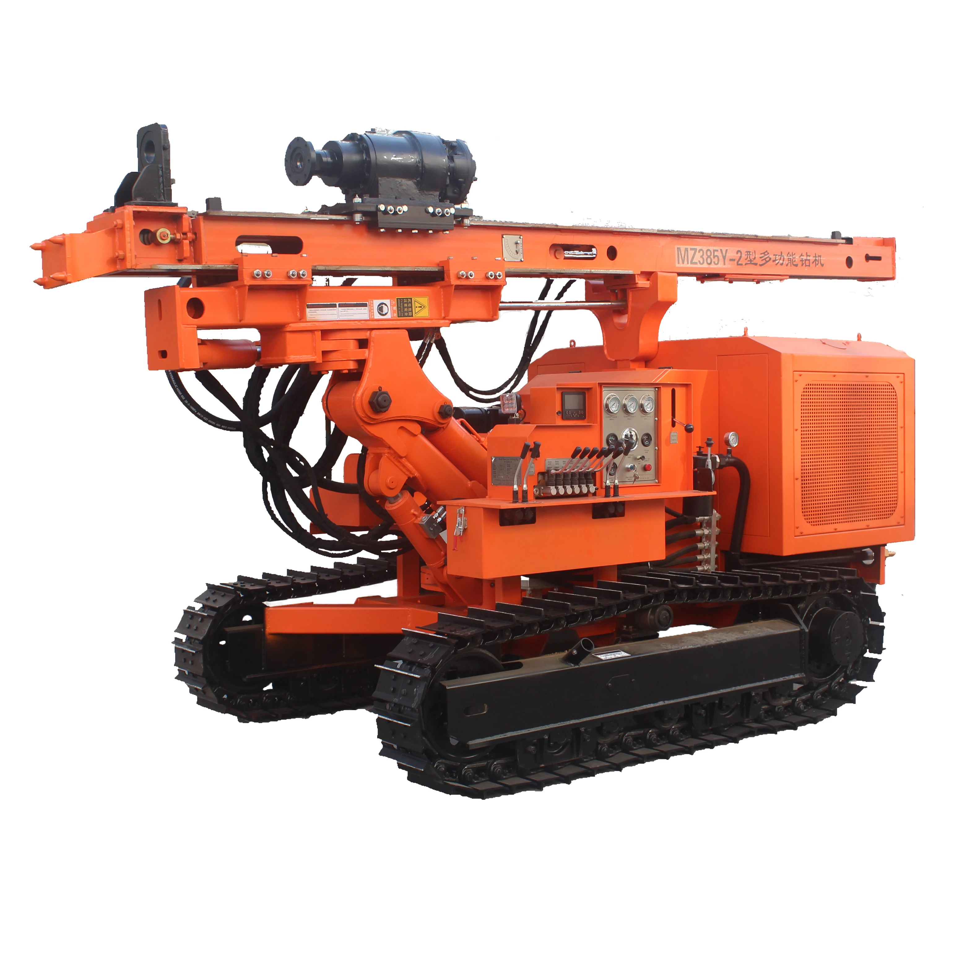 Hydraulic micropile drilling machine solar pile driver   MZ385y-2