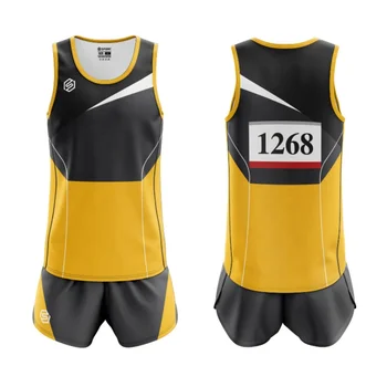 Men Track Training Shirt Slim Fit Jogging Uniforms Marathon Clothing Tank Top Shirt Set