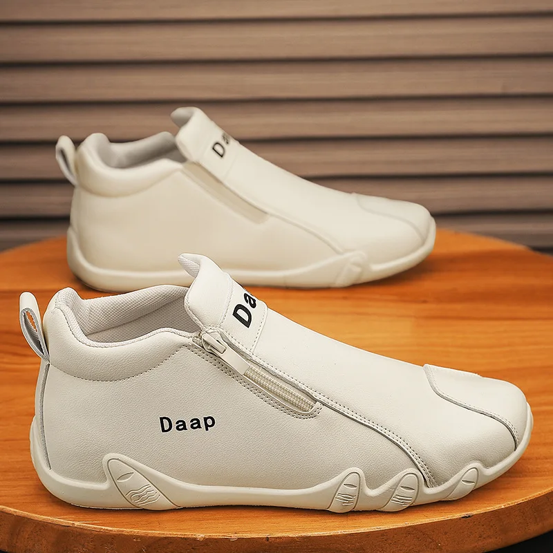 Men's shoes Spring 2024 new high-top men's work trend outdoor hiking casual shoes