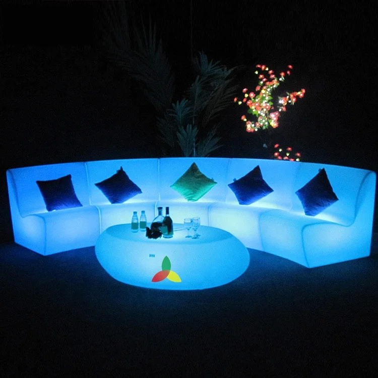 LED Lighting Led Sofa bar Chair Nightclub Led Furniture KTV Led Rental Party Event Light up Sofa Seat