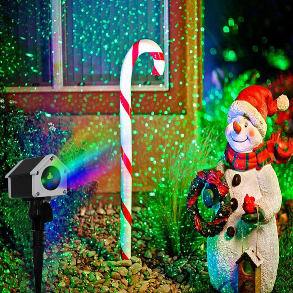 2025 Red & Green Laser Christmas Lights Outdoor - Holiday