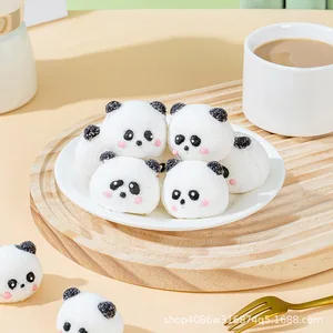 Children's Day 3D Panda Duck Marshmallow Soft Candy Companion Cake Decorations-Individual Pack Bulk Cartoon Shape