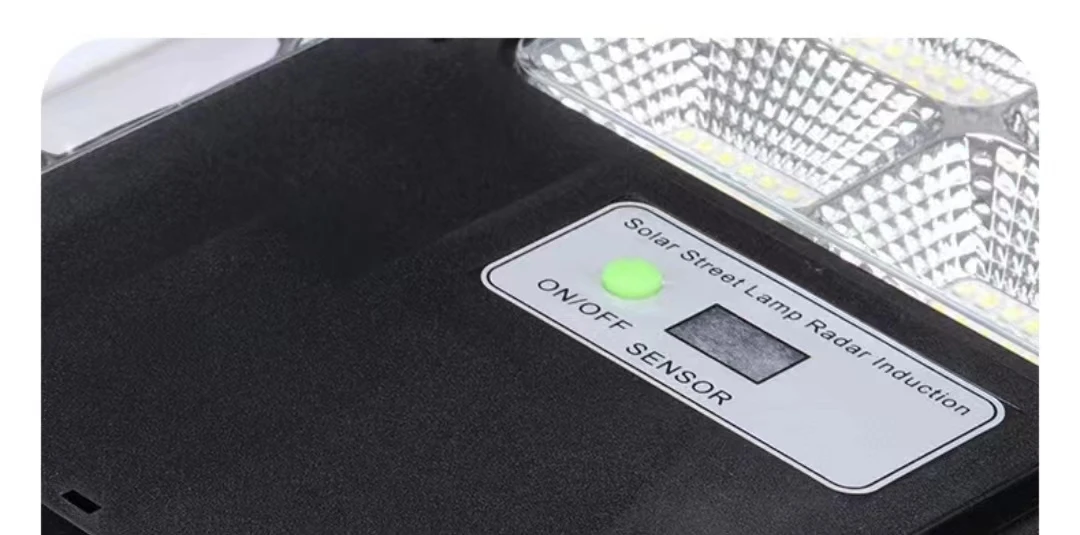 Mono Solar Panel Automated Solar LED Street Light For ABS Remote Control