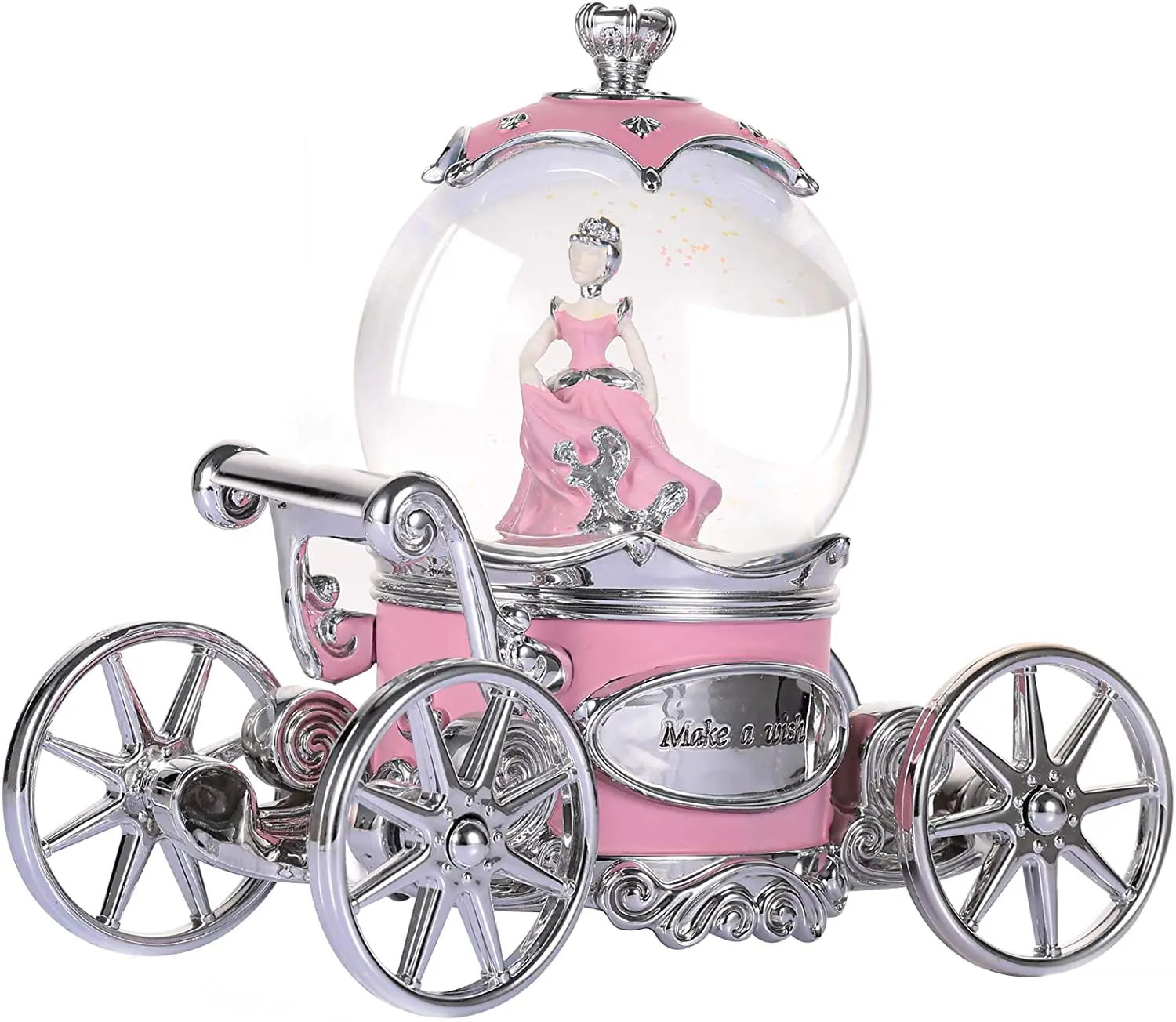 Студия Золушка снежный шар Музыкальная Коробка снежные глобусы меняющие светодиодные фонари