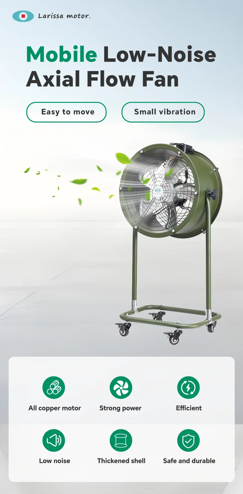 Axial Flow Fan, SFL, Aluminum, Copper - detail 2