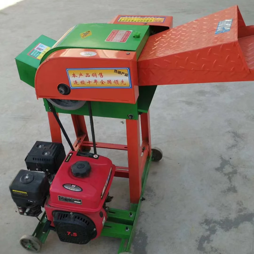 Cheap Price Hay Cow Feed Small Hand Diesel Engine Chaff Cutter and Petrol Chaff Cutter Grinder Price