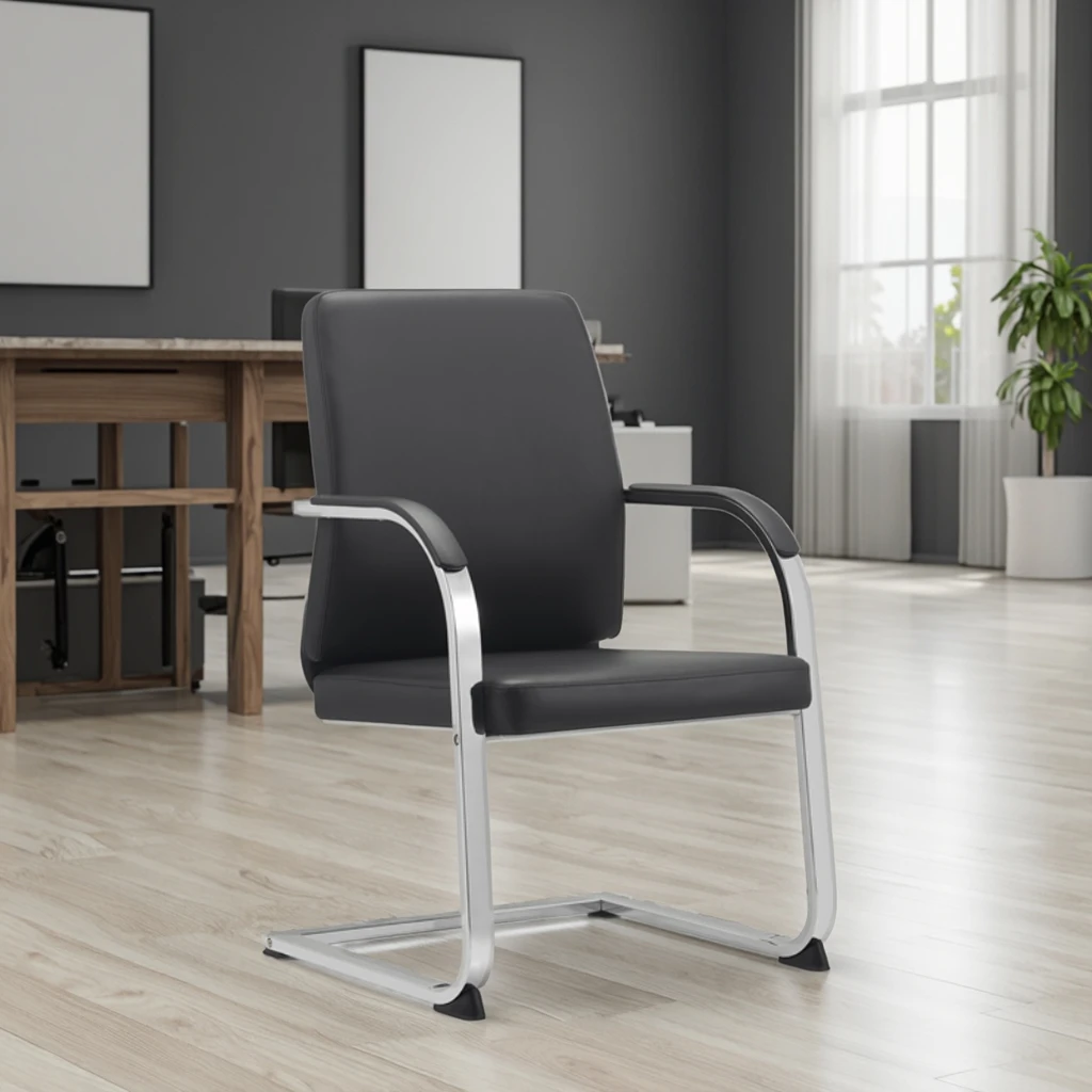 Heavy Duty Z-Back Frame Chair Cold Drawn Steel Construction Multiseam Upholstery Warehouse Seating 4