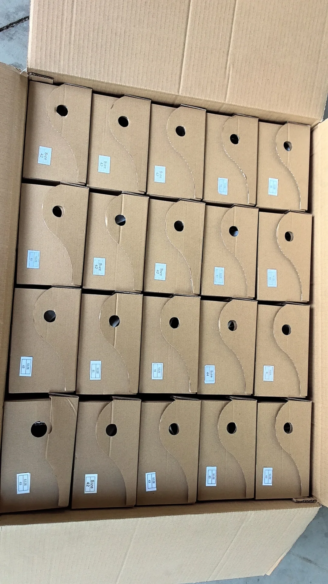 Packaging & shipping specifications