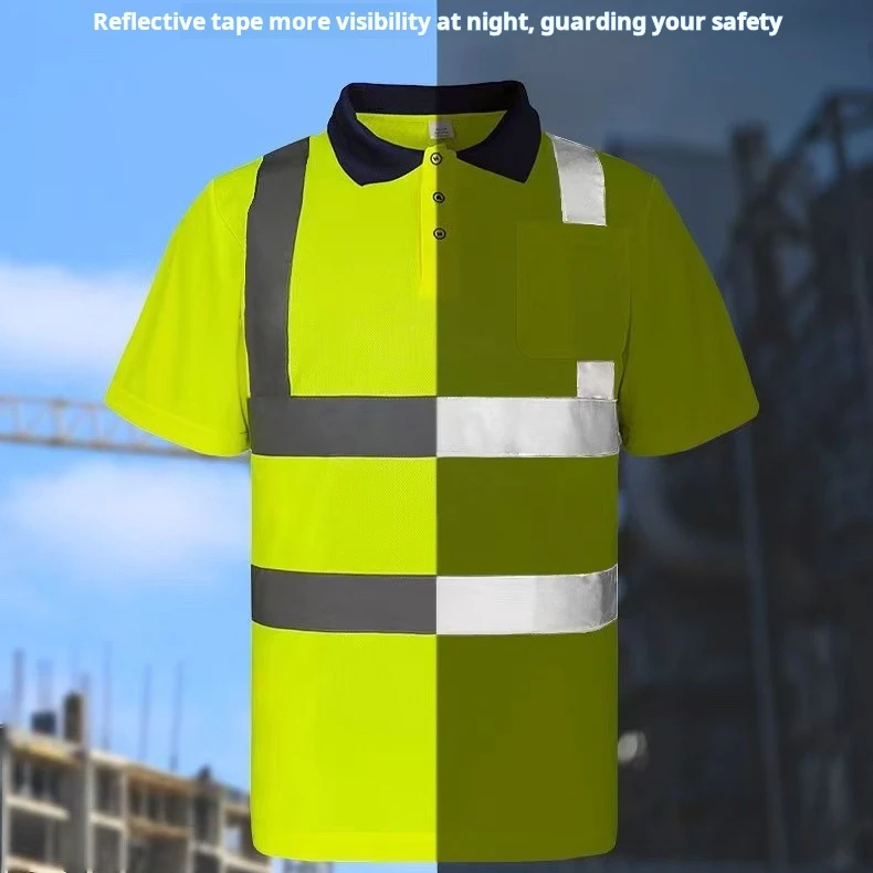 OEM Custom Logo High Visibility Reflective Polyester Construction for ...