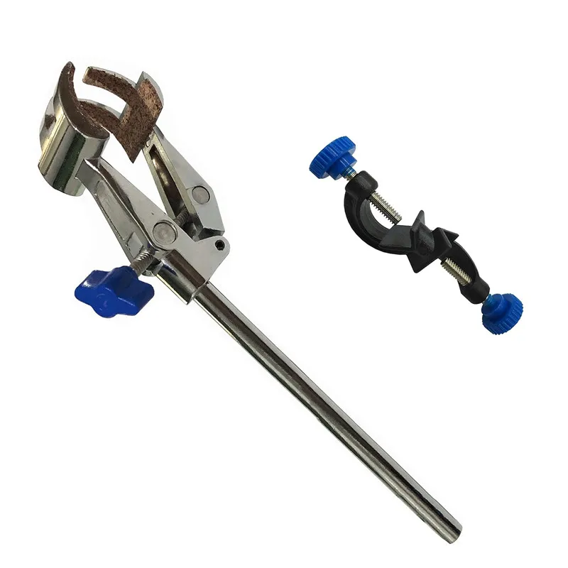 Chemistry Lab Equipment Lab Clamp 4 Prong Finger Style Cork-coated Head ...