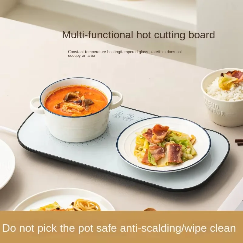 Household Intelligent Thermostatic Hot Plate Multifunctional Meals Heating Plate Can Be Defrosted Can Warm Wine Vegetables Tools 3