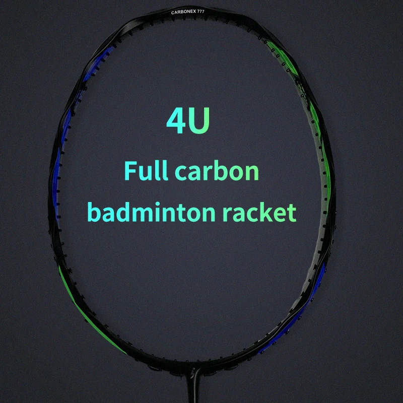 Professional Training Badminton Racket with Carbon Fiber  for Technical Training Support OEM