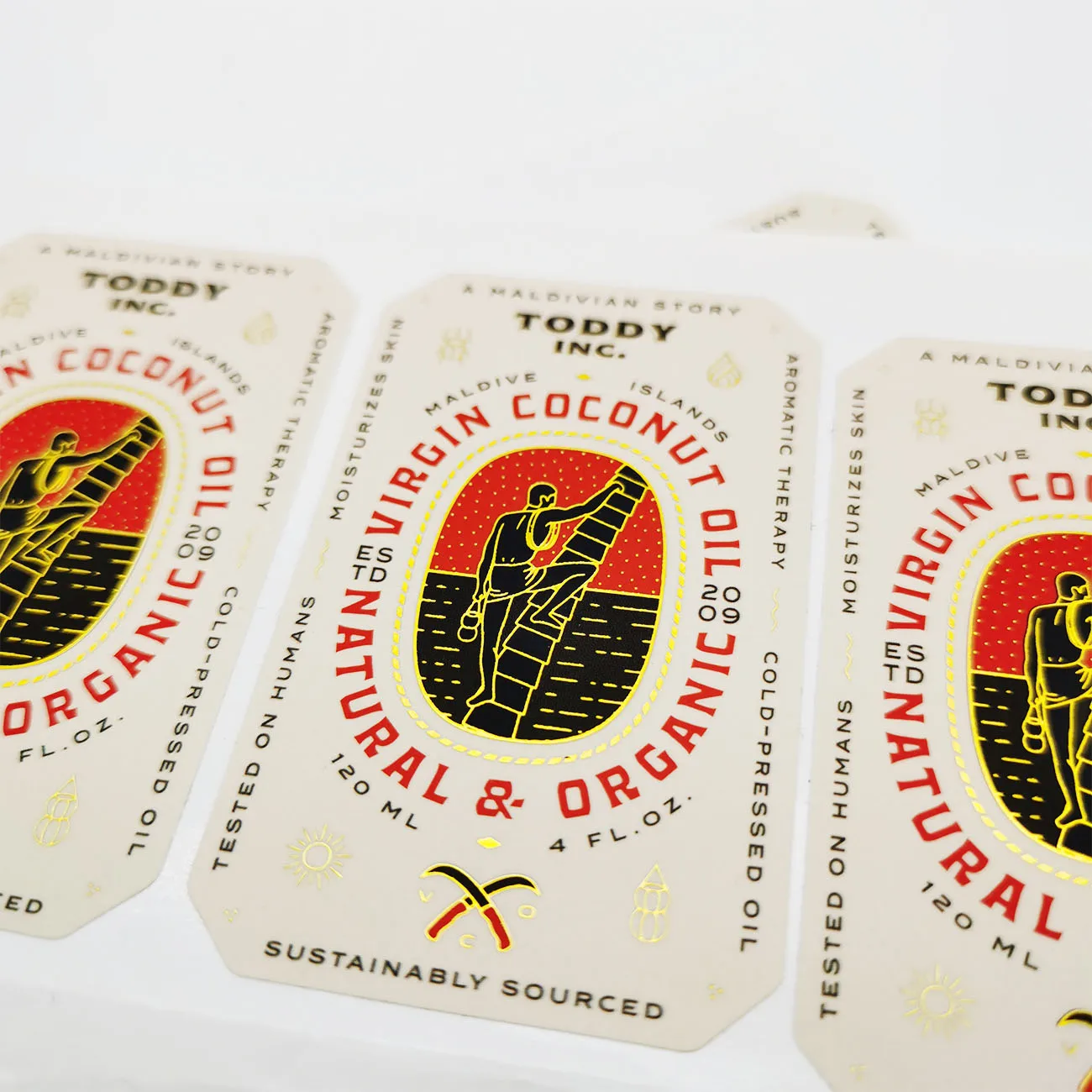 custom glossy labels