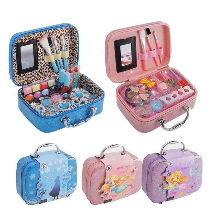 Дешевые оптовая продажа игрушки для ролевых игр девочек и хобби набор принцессы косметичка макияжа детей