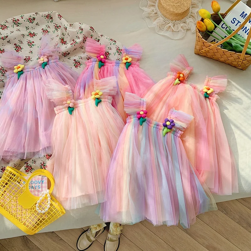 Alibaba.com: OEM service, Polyester/Cotton material, and floral pattern for  2-7 years girls' sleeveless summer fairy princess dress. Connect with  suppliers for bulk orders today.