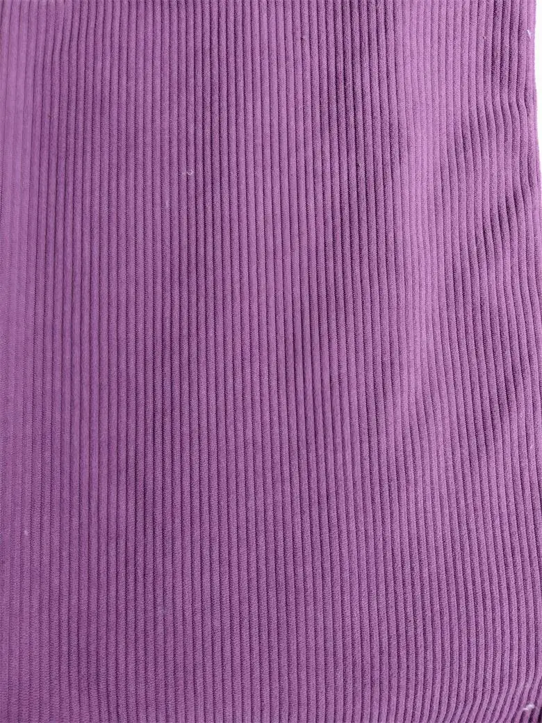 100% Polyester Corduroy Fabric Tricot Knitted Fleece Woven/Printed Stripes Design 150d for Girls' Dresses Sofas Suits Industry