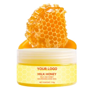 Moisturizing Hydrating Nourishing Whitening Anti-Wrinkle Hand Mask Organic Centella Asiatica Aloe Vera Milk Honey