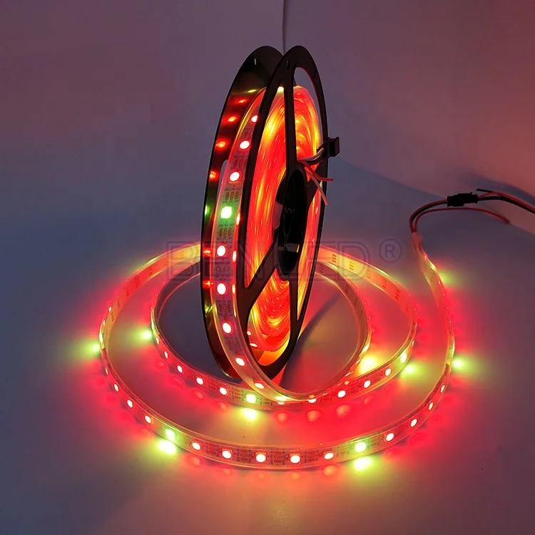 Ws2812B Programmable Rgbw Led Strip Light 5050 5M Remote Control 5V 60 Led Pixel Strip Ws2813 Rgb Led Strip Digital