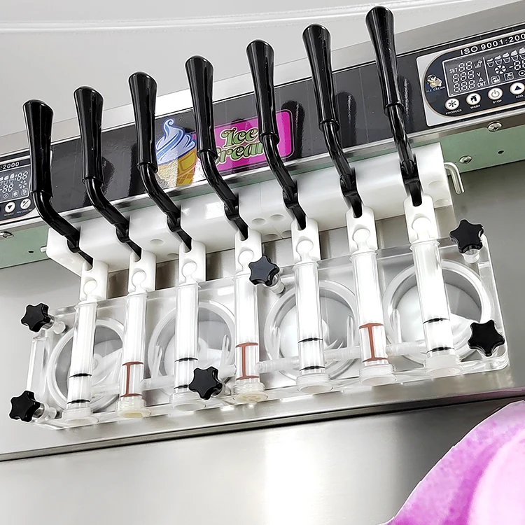 Kolice 7 Flavors CE Rohs ETL Ice Cream Machine Soft Serve