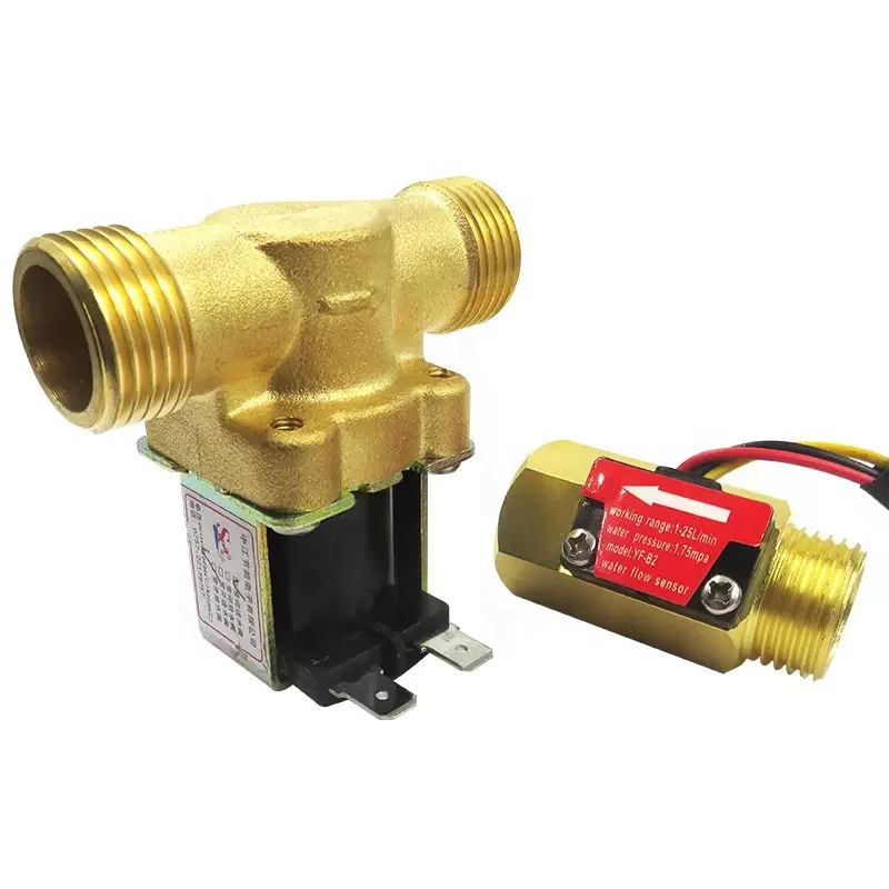 Taidacent FS400A G1 DN25 1 Inch Water Flow Sensor Tube Pulse Flowmeter Pipeline Flow Detection Water Flow Detector Sensor