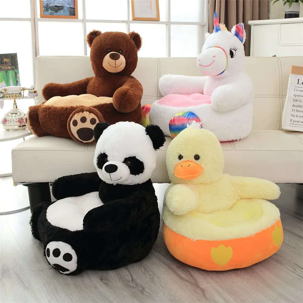 BoTu-cojín de felpa para niños y adultos, almohada de felpa con dibujos de  osos, oso, Panda, pato, para dormir