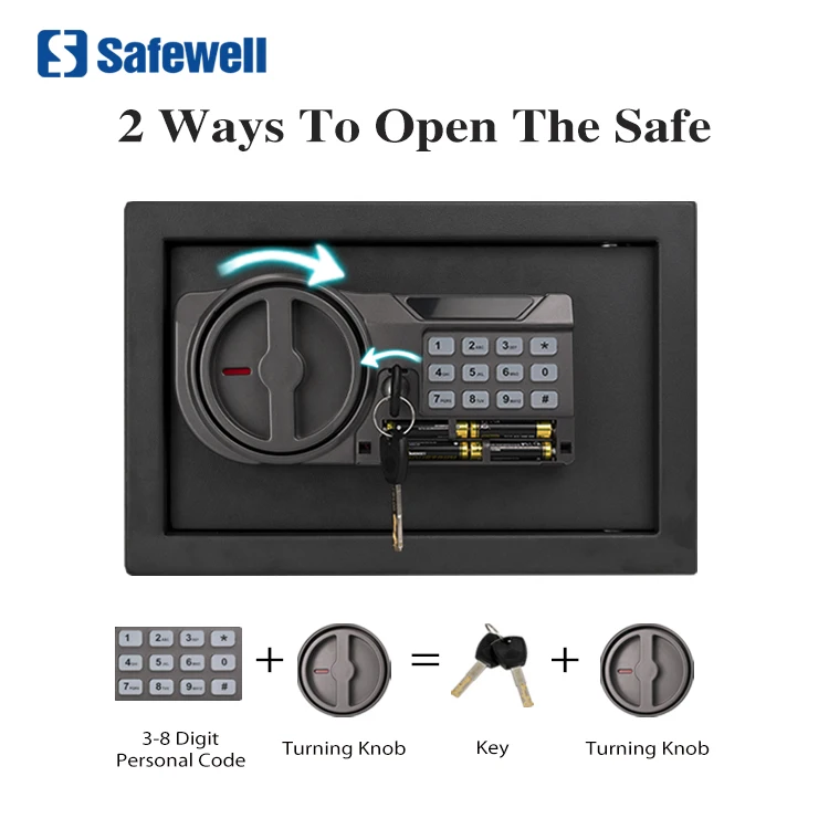 2025 New Design Cheap Digital Storage Jewellery Safes Cofre Electronic Safe Deposit Box Commercial Electronic Super Safe Locker